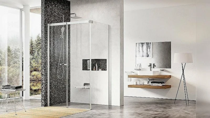 Душевой уголок Ravak Matrix MSDPS 110x80 L 0WLD4C00Z1 профиль Хром стекло Transparent