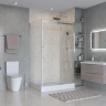 Душевой уголок BelBagno Marino 2 120x90 MARINO-2-AH-1-120/90-C-Cr профиль Хром стекло прозрачное