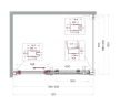 Душевой уголок BelBagno Marino 2 120x90 MARINO-2-AH-1-120/90-C-Cr профиль Хром стекло прозрачное