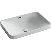 Раковина Ceramicanova Element 60 CN5041 Белая фарфор полувстраиваемая