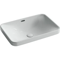 Раковина Ceramicanova Element 60 CN5041 Белая фарфор полувстраиваемая