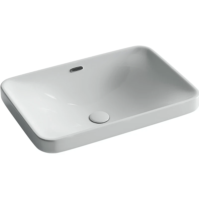 Раковина Ceramicanova Element 60 CN5041 Белая фарфор полувстраиваемая
