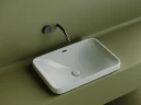 Раковина Ceramicanova Element 60 CN5041 Белая фарфор полувстраиваемая