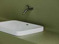 Раковина Ceramicanova Element 60 CN5041 Белая фарфор полувстраиваемая