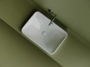 Раковина Ceramicanova Element 60 CN5041 Белая фарфор полувстраиваемая