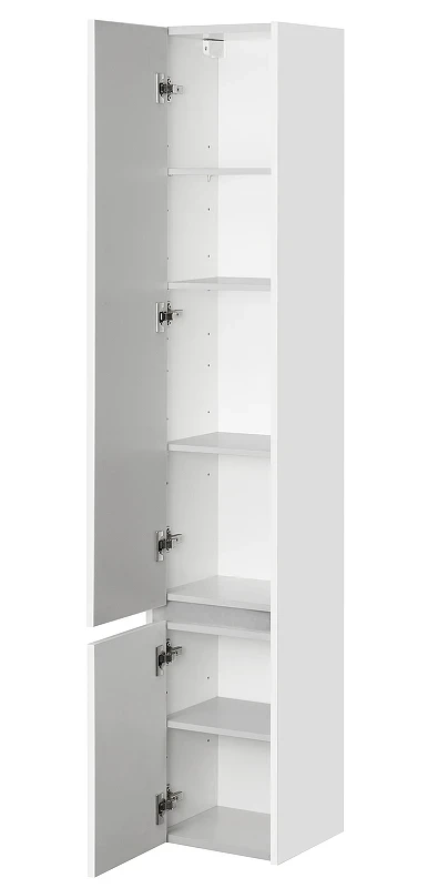 Шкаф пенал Aquaton Стоун 30 L1A228403SX01L подвесной Белый МДФ / ЛДСП