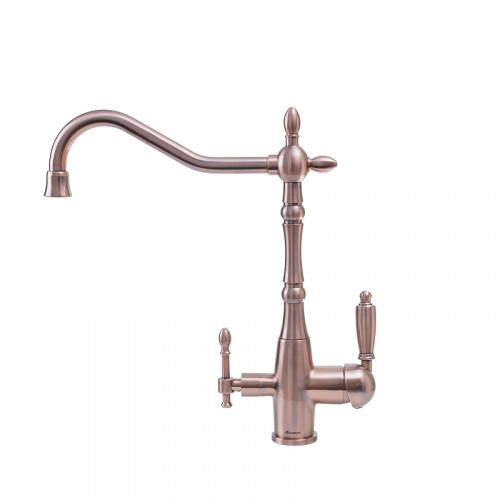 Смеситель для кухни Seaman Barcelone SSL-5387-AU цвет Красное золото