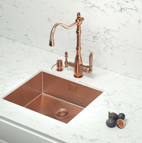 Смеситель для кухни Seaman Barcelone SSL-5387-AU цвет Красное золото