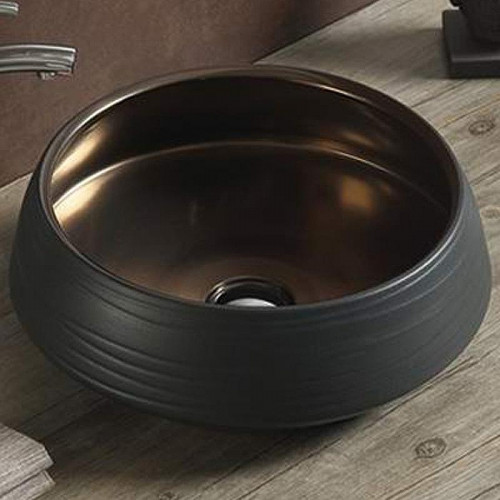 Раковина-чаша Comforty 43 J2091 00004139777 Черная Бронза