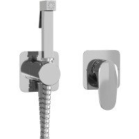 Гигиенический душ со смесителем WasserKRAFT Weida A3151.271.057.136 Хром латунь встраиваемый