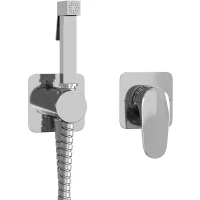 Гигиенический душ со смесителем WasserKRAFT Weida A3151.271.057.136 Хром латунь встраиваемый