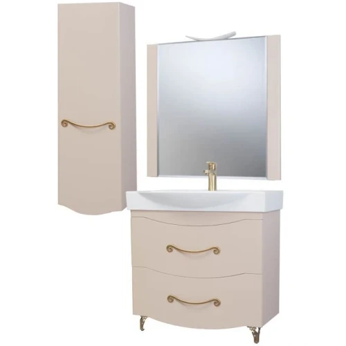 Тумба под раковину Bellezza Сесилия 85 4639714110451 Капучино МДФ / ЛДСП