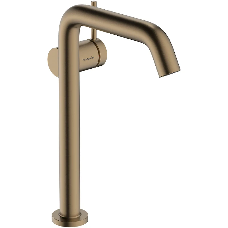 Смеситель для раковины Hansgrohe Tecturis S 73370140 Шлифованная бронза латунь