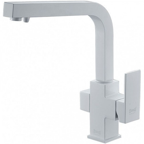Смеситель для кухни ZorG Sanitary ZR311YF-WHITE Белый