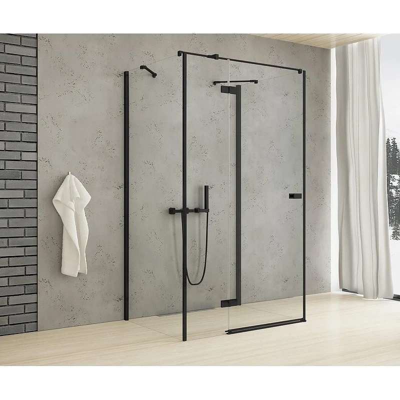 Душевое ограждение New Trendy REFLEXA Black x120 EXK-5054