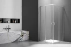 Душевой уголок Veconi Rovigo RV-101 90х90 RV101-90-01-C5 профиль Хром стекло прозрачное