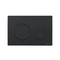Клавиша смыва Berges Atom Ring 049240 цвет Черный Soft Touch