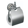 Держатель туалетной бумаги Savol S-06851A с крышкой цвет Хром