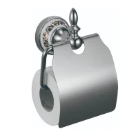 Держатель туалетной бумаги Savol S-06851A с крышкой цвет Хром