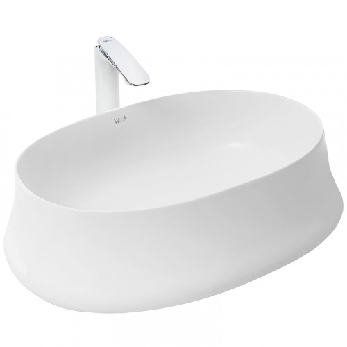 Раковина-чаша WeltWasser Elbach 32100 57 10000004571 Белый глянец фаянс накладная