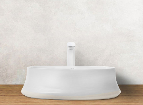 Раковина-чаша WeltWasser Elbach 32100 57 10000004571 Белый глянец фаянс накладная