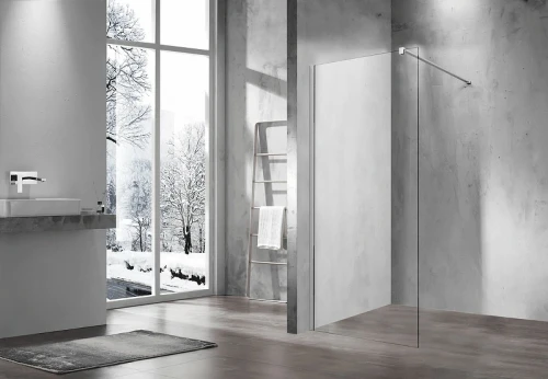 Душевая перегородка Vincea Walk-In 70 VSW-1H700CL профиль Хром стекло прозрачное