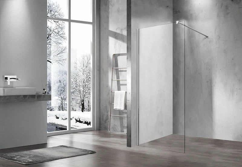 Душевая перегородка Vincea Walk-In 70 VSW-1H700CL профиль Хром стекло прозрачное