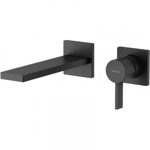 Смеситель для раковины Sancos Linn SC9021MB Черный матовый