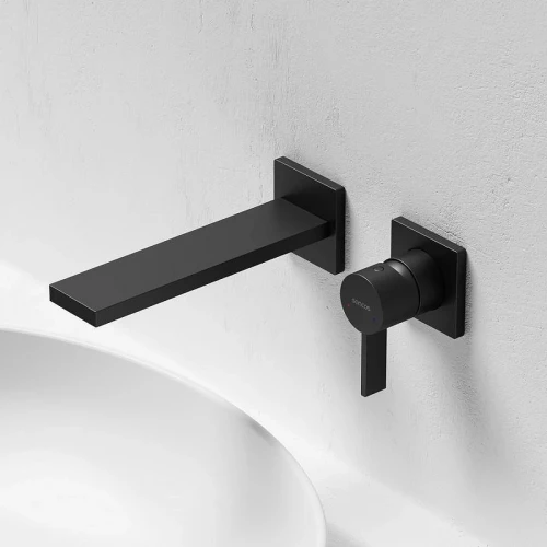 Смеситель для раковины Sancos Linn SC9021MB Черный матовый