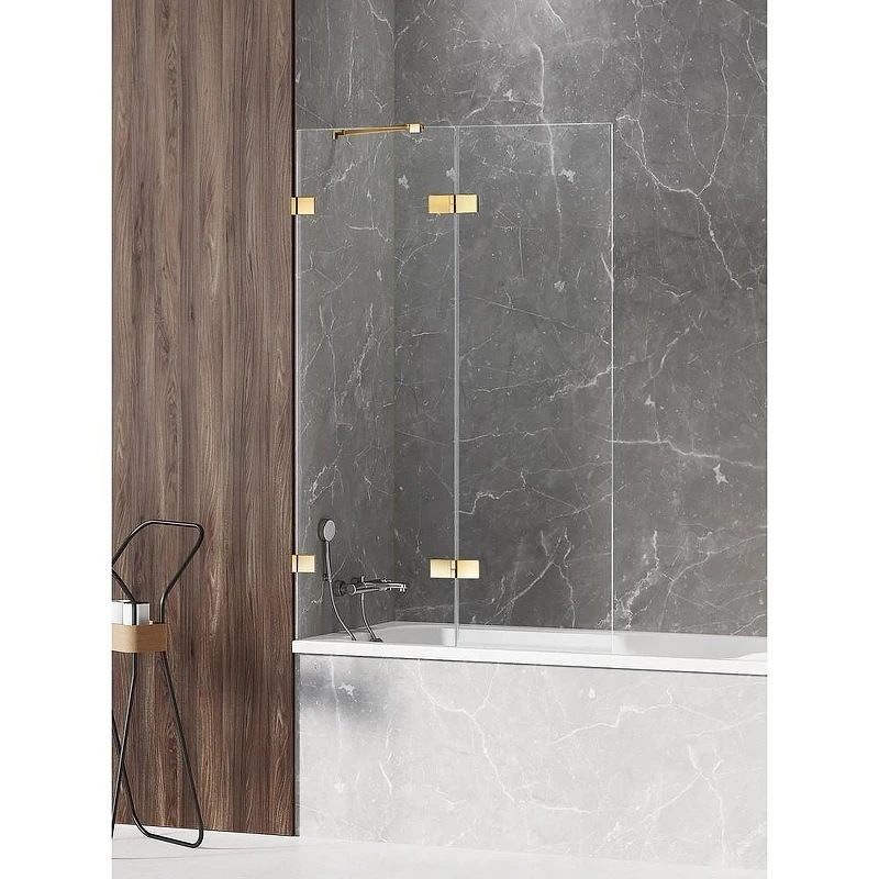 Шторка для ванны New Trendy AVEXA Gold x120 EXK-2186
