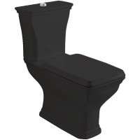 Унитаз компакт Artceram Civitas CIV004 03 00 Черный фарфор напольный