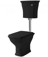 Унитаз компакт Artceram Civitas CIV004 03 00 Черный фарфор напольный