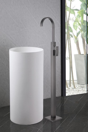 Смеситель для раковины Abber Wasserfall AF8640NG цвет Никель