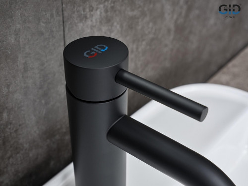 Смеситель для раковины Gid Inga SS096BMK цвет Черный матовый