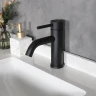 Смеситель для раковины Gid Inga SS096BMK цвет Черный матовый