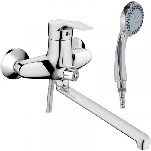 Смеситель для ванны Haiba HB2263 универсальный Хром на стену