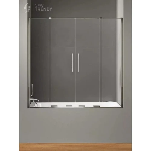 Шторка для ванны New Trendy SMART Chrome x140 EXK-4104