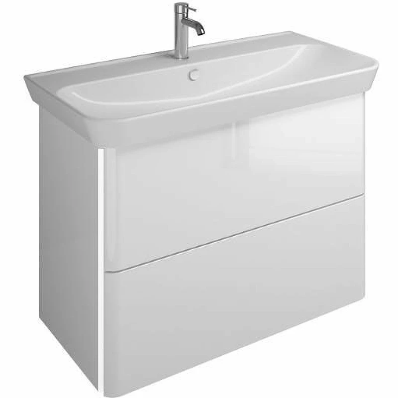 Тумба с раковиной Burgbad Iveo 100 SFEY100F2833G0169C0001*1 подвесная Белая глянцевая