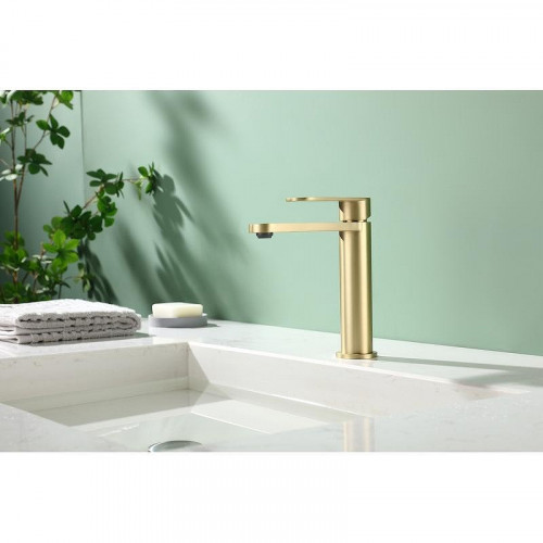 Смеситель для раковины Raglo R10.10.03 цвет Золото матовое