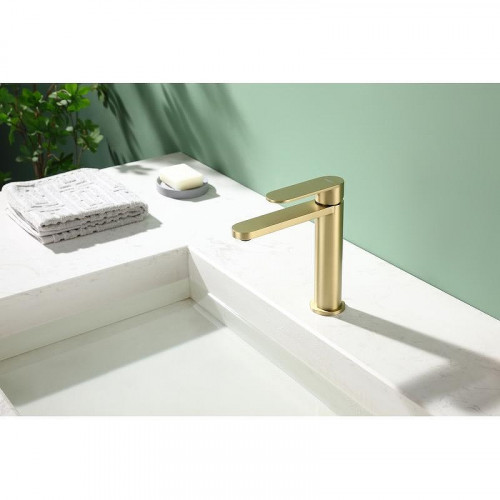 Смеситель для раковины Raglo R10.10.03 цвет Золото матовое