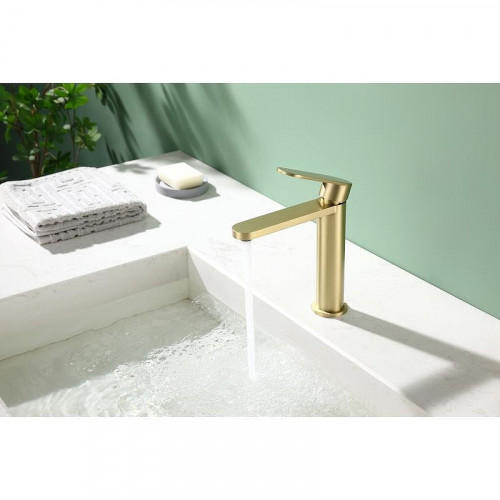 Смеситель для раковины Raglo R10.10.03 цвет Золото матовое