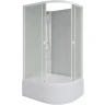 Душевая кабина Niagara Promo 90x80 L P90/80/40L/MT/BK без гидромассажа
