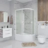 Душевая кабина Niagara Promo 90x80 L P90/80/40L/MT/BK без гидромассажа
