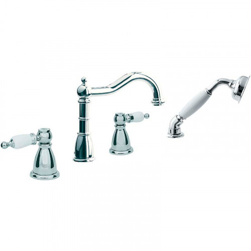 Смеситель на борт ванны Boheme Tradizionale Chrome 396 Хром латунь