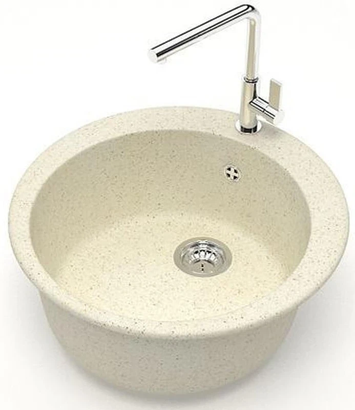 Кухонная мойка Azario Vital 50.7 CS00078344 цвет Бежевый