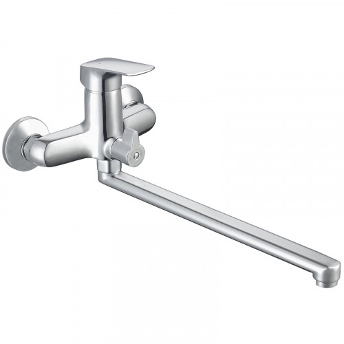 Смеситель для ванны Aquatek Вега AQ1042CR универсальный Хром латунь на стену