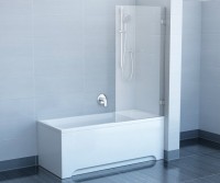 Шторка на ванну Ravak Brilliant BVS1-80 7U840A00Z1 профиль Хром стекло Transparent