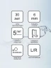 Шторка на ванну Ravak Brilliant BVS1-80 7U840A00Z1 профиль Хром стекло Transparent