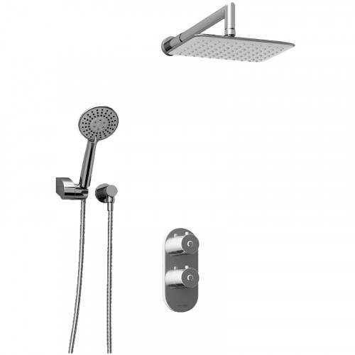 Душевая система WasserKRAFT Berkel A16031 с термостатом Хром латунь встраиваемый