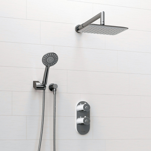 Душевая система WasserKRAFT Berkel A16031 с термостатом Хром латунь встраиваемый